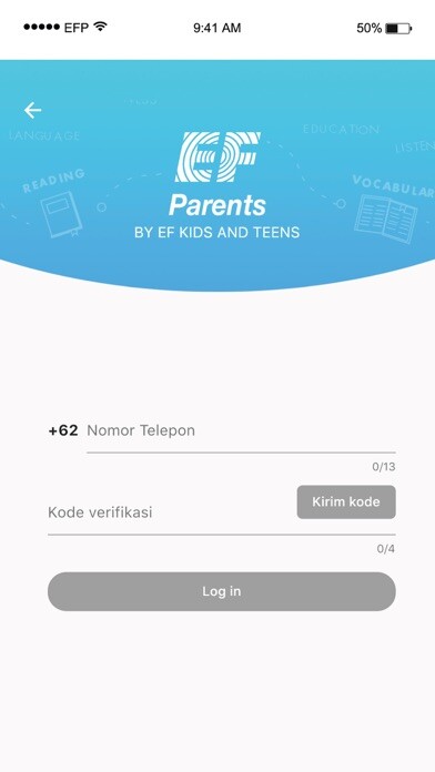 Emulate iPhone app EF Parents using MyAndroid
