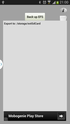 Emulate Android APK EFS Backup Tool