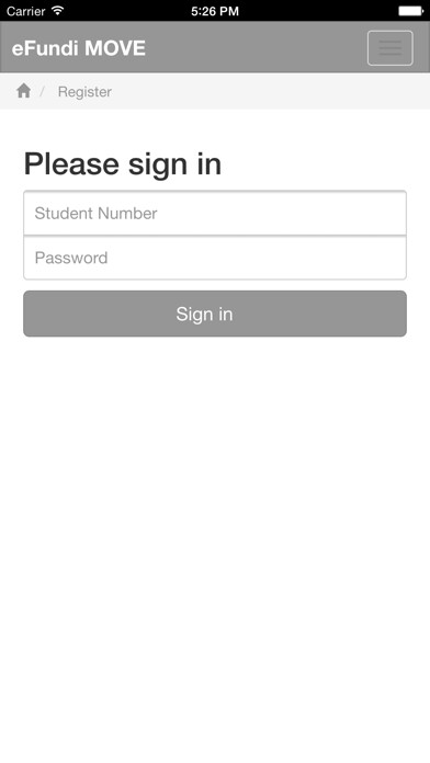 Emulate iPhone app eFundi MOVE using MyAndroid Emulate iPhone app eFundi MOVE using MyAndroid