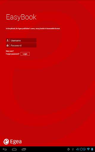 Run android online APK Egea EasyBook from MyAndroid or emulate Egea EasyBook using MyAndroid