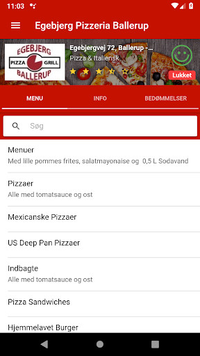 Run android online APK Egebjerg Pizzeria Ballerup from MyAndroid or emulate Egebjerg Pizzeria Ballerup using MyAndroid