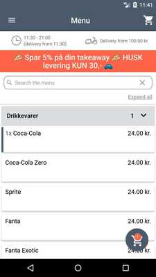 Emulate Android APK Egedals Pizzeria  Steak House