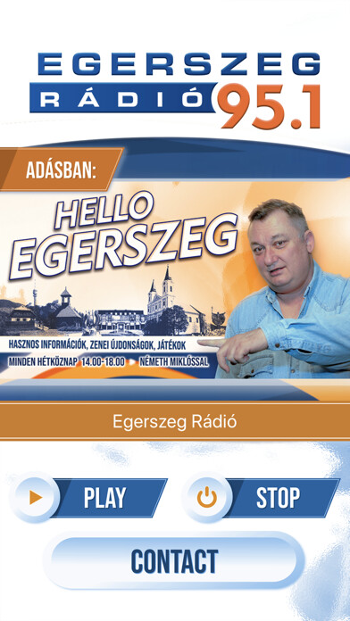 Emulate iPhone app Egerszeg Rádió using MyAndroid Emulate iPhone app Egerszeg Rádió using MyAndroid