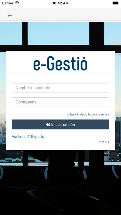 Emulate iPhone app e-Gestió using MyAndroid