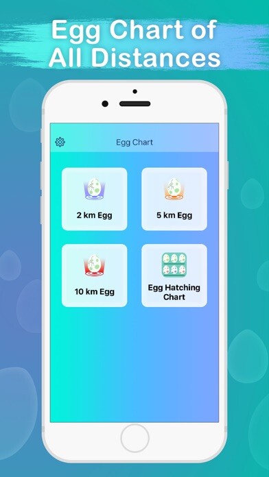 Emulate iPhone app Egg Chart for Pokemon GO - Eggs Hatch Distance using MyAndroid