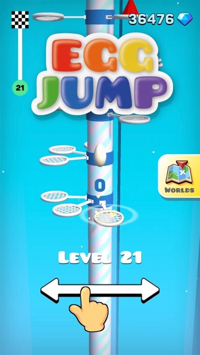 Emulate iPhone app Egg Jump: To The Top using MyAndroid Emulate iPhone app Egg Jump: To The Top using MyAndroid