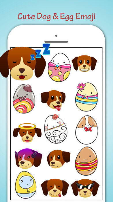 Emulate iPhone app Egg Loving Dogs Emoji using MyAndroid Emulate iPhone app Egg Loving Dogs Emoji using MyAndroid