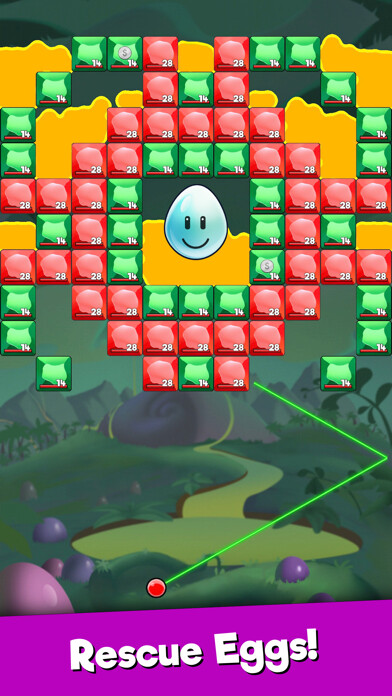 Emulate iPhone app Eggs & Blocks using MyAndroid