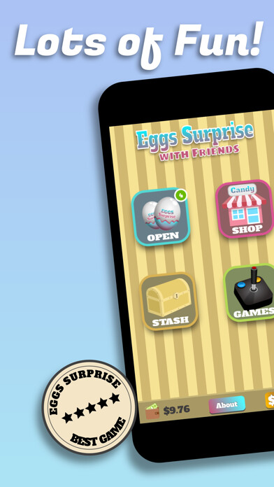 Emulate iPhone app Eggs Surprise with Friends using MyAndroid