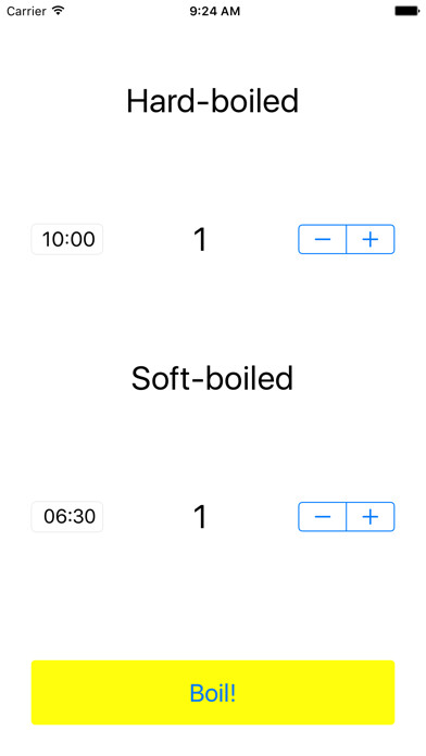 Emulate iPhone app EggTimers using MyAndroid Emulate iPhone app EggTimers using MyAndroid