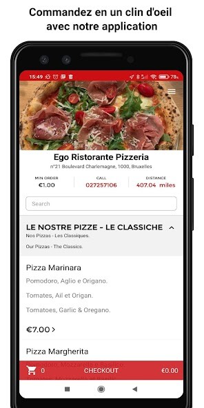Run android online APK Ego Ristorante Pizzeria from MyAndroid or emulate Ego Ristorante Pizzeria using MyAndroid