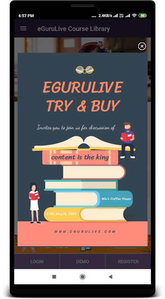 Run android online APK eGurulive Ad Manager from MyAndroid or emulate eGurulive Ad Manager using MyAndroid