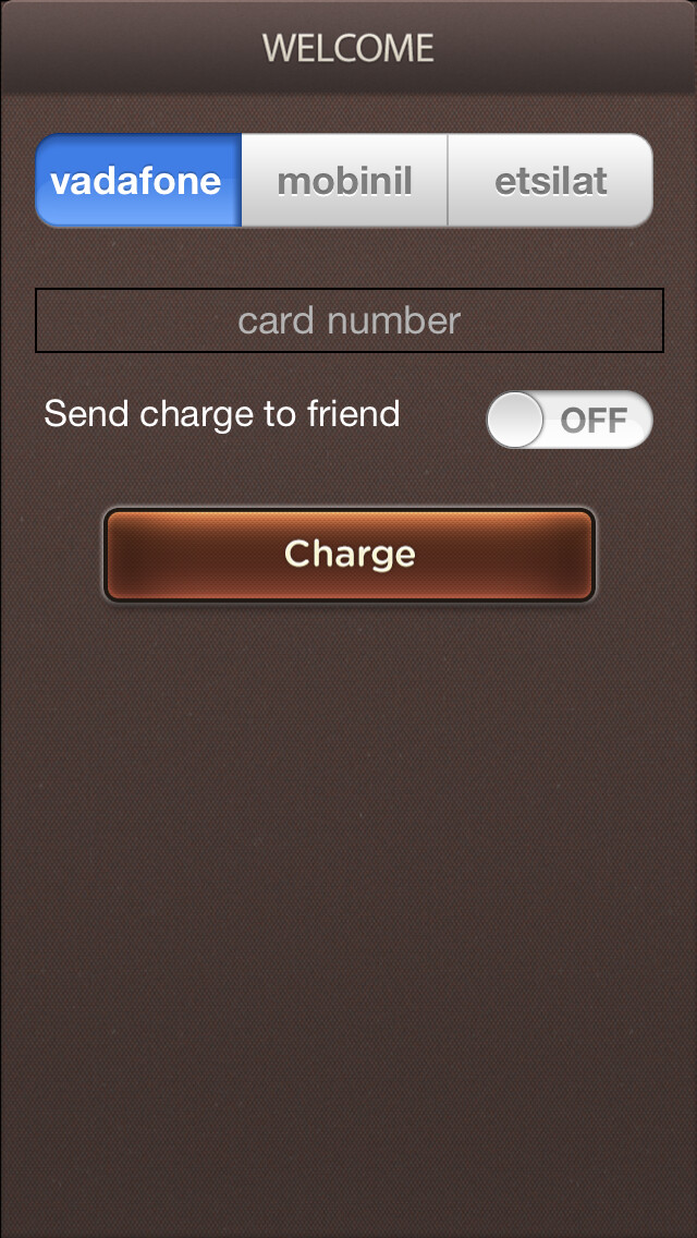 Emulate iPhone app EGY CARD اشحنلي شكرا using MyAndroid