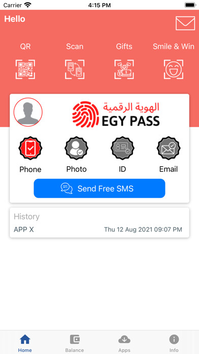 Emulate iPhone app EGY PASS using MyAndroid