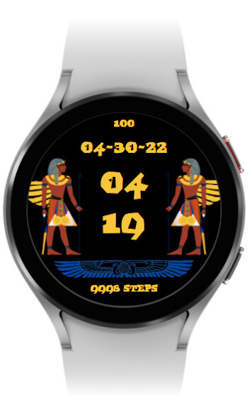 Run android online APK Egyptian Gods Gold Watchface from MyAndroid or emulate Egyptian Gods Gold Watchface using MyAndroid