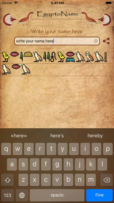 Emulate iPhone app EgyptoName using MyAndroid Emulate iPhone app EgyptoName using MyAndroid
