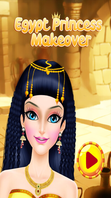 Emulate iPhone app Egypt Princess Salon - egypt games using MyAndroid