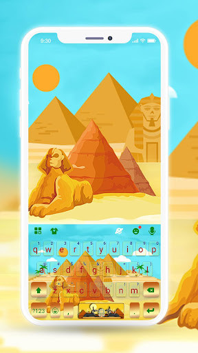 Run android online APK Egypt Pyramid Keyboard Theme from MyAndroid or emulate Egypt Pyramid Keyboard Theme using MyAndroid