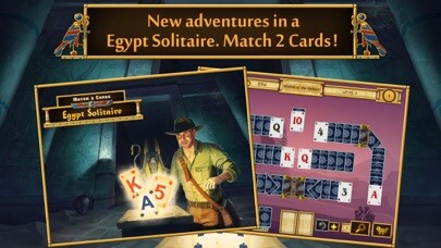 Emulate iPhone app Egypt Solitaire. Match 2 Cards. Card Game Free using MyAndroid