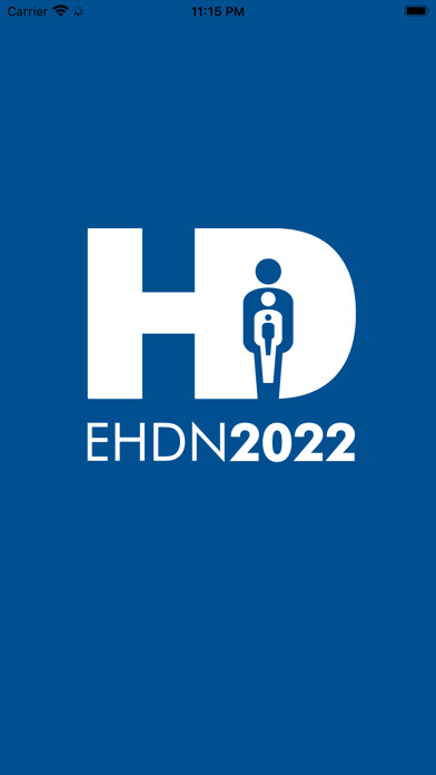 Emulate iPhone app EHDN2022 Plenary Meeting using MyAndroid