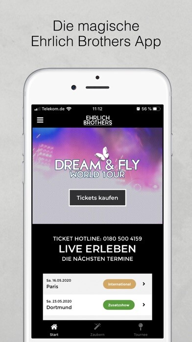 Emulate iPhone app Ehrlich Brothers Magic using MyAndroid Emulate iPhone app Ehrlich Brothers Magic using MyAndroid