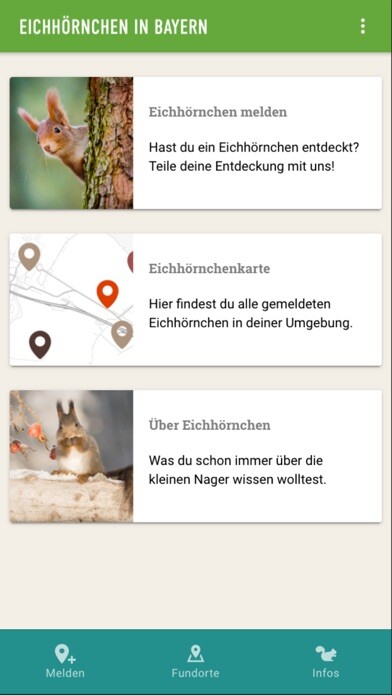 Emulate iPhone app Eichhörnchen in Bayern using MyAndroid Emulate iPhone app Eichhörnchen in Bayern using MyAndroid