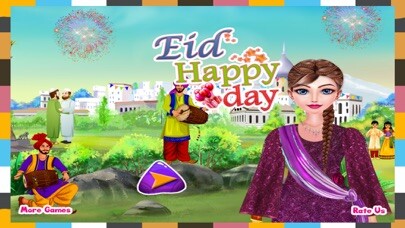 Emulate iPhone app Eid happy day using MyAndroid