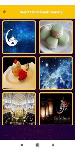 Run android online APK Eid Mubarak Greetings & Wishes Shayari Collection from MyAndroid or emulate Eid Mubarak Greetings & Wishes Shayari Collection using MyAndroid