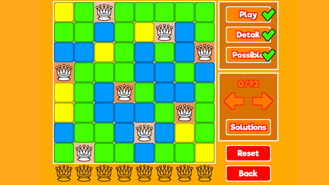 Emulate Android APK Eight Queens