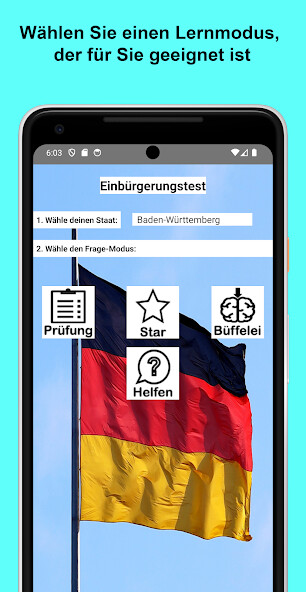 Run android online APK Einbürgerungstest 2025 from MyAndroid or emulate Einbürgerungstest 2025 using MyAndroid