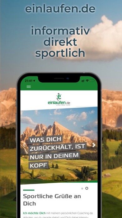 Emulate iPhone app einlaufen.de using MyAndroid Emulate iPhone app einlaufen.de using MyAndroid