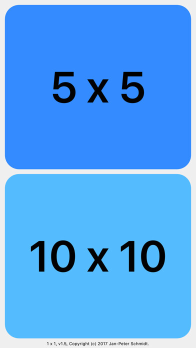 Emulate iPhone app Einmaleins (1x1) using MyAndroid