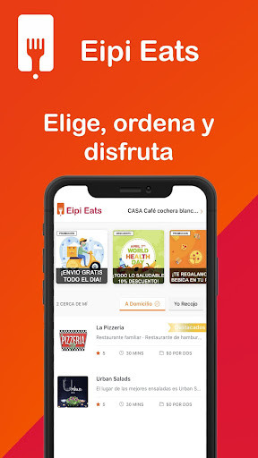 Run android online APK Eipi Eats Repartidor from MyAndroid or emulate Eipi Eats Repartidor using MyAndroid