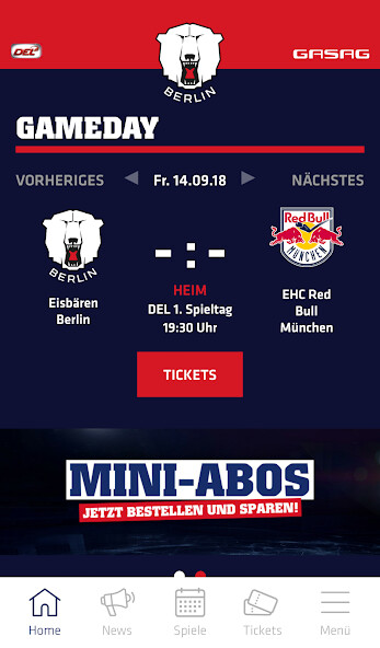 Emulate iPhone app Eisbären Berlin using MyAndroid Emulate iPhone app Eisbären Berlin using MyAndroid