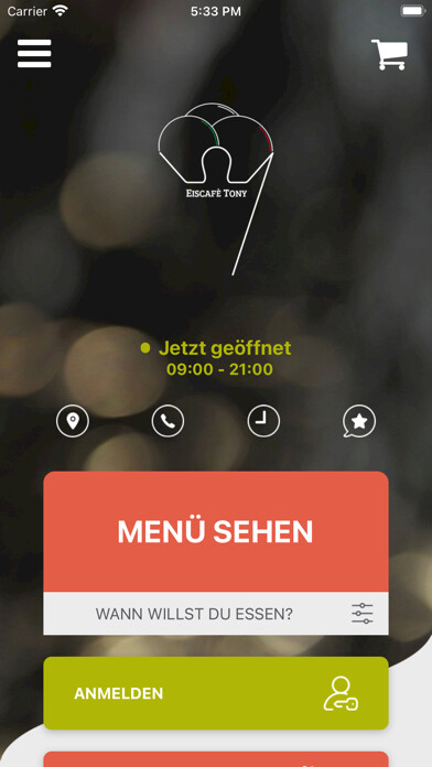 Emulate iPhone app Eiscafé Tony using MyAndroid Emulate iPhone app Eiscafé Tony using MyAndroid