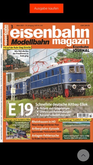 Emulate iPhone app Eisenbahn Magazin using MyAndroid Emulate iPhone app Eisenbahn Magazin using MyAndroid