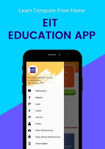 Emulate EIT Education App from MyAndroid or run EIT Education App using MyAndroid