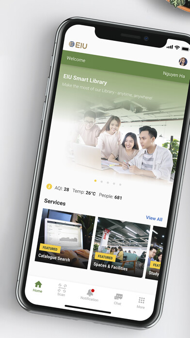 Emulate iPhone app EIU Library using MyAndroid