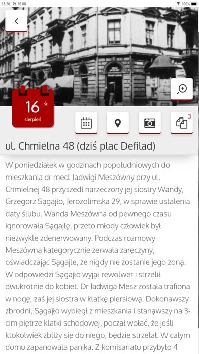 Emulate iPhone app e-kartka 1939 using MyAndroid