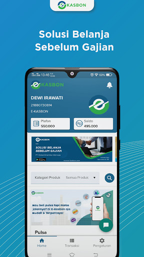 Emulate Android APK eKasbon
