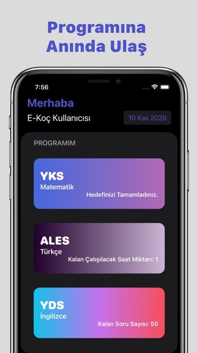 Emulate iPhone app E-Koç: Eğitim Koçun using MyAndroid