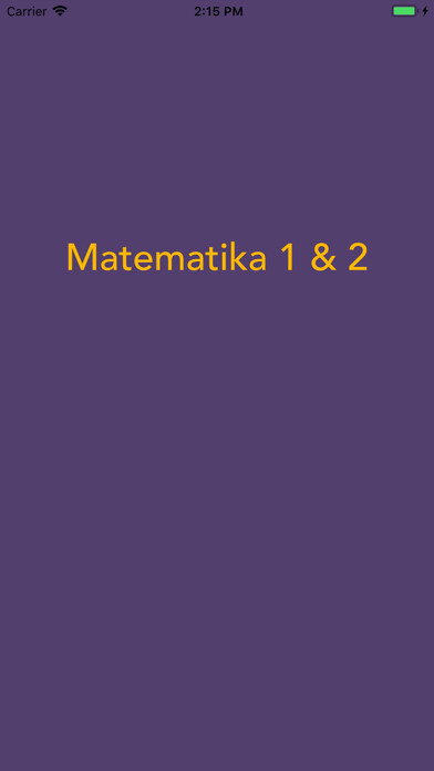 Emulate iPhone app e-Škole Matematika 1 & 2 using MyAndroid
