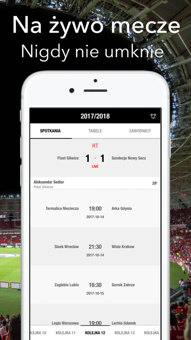 Emulate iPhone app Ekstraklasa Wyniki Piłkarskie using MyAndroid Emulate iPhone app Ekstraklasa Wyniki Piłkarskie using MyAndroid