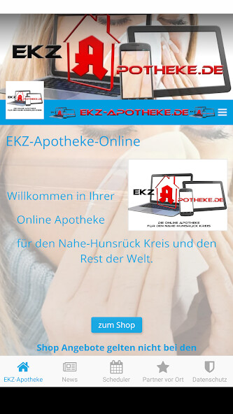 Run android online APK EKZ-Apotheke from MyAndroid or emulate EKZ-Apotheke using MyAndroid