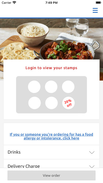Emulate iPhone app Elachi Indian Restaurant, using MyAndroid Emulate iPhone app Elachi Indian Restaurant, using MyAndroid