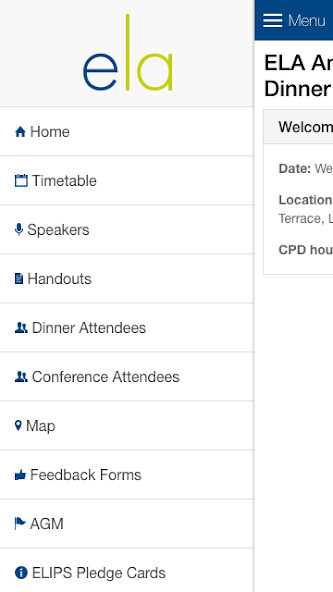 Run android online APK ELA Conference from MyAndroid or emulate ELA Conference using MyAndroid