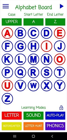 Run android online APK EL: Alphabet Learning Board from MyAndroid or emulate EL: Alphabet Learning Board using MyAndroid Run android online APK EL: Alphabet Learning Board from MyAndroid or emulate EL: Alphabet Learning Board using MyAndroid