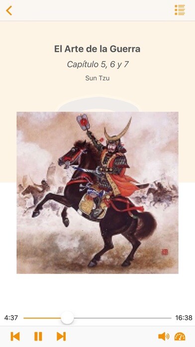 Emulate iPhone app El Arte de la Guerra - Audiolibro using MyAndroid Emulate iPhone app El Arte de la Guerra - Audiolibro using MyAndroid