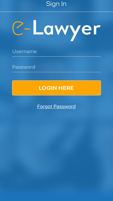 Emulate iPhone app E-Lawyer using MyAndroid