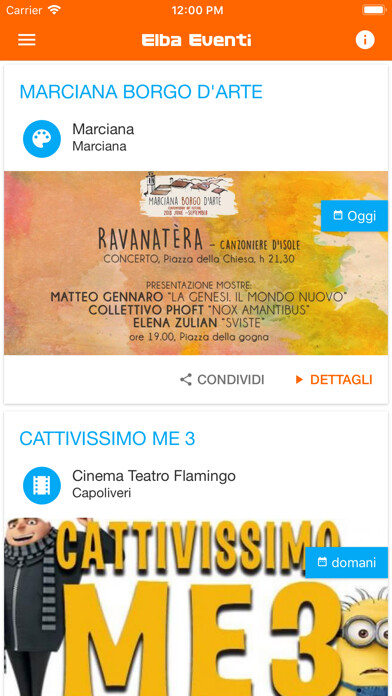 Run android online APK Elba Eventi from MyAndroid or emulate Elba Eventi using MyAndroid